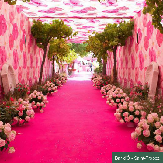 Moquette - Stand Event - Rose Fushia - Partenariat