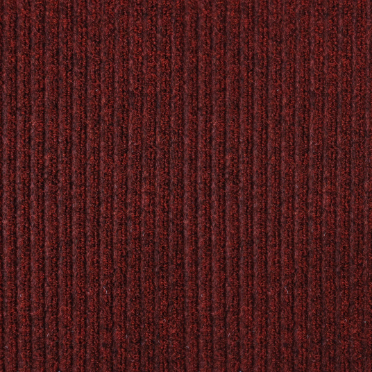 Tapis d'entrée côtelé 1er prix antisalissures & antidérapant - Rouge