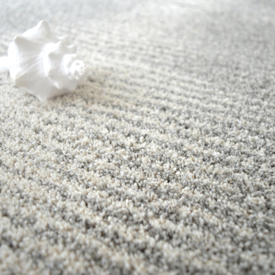 Tapis Nomadic Gris - Dunes de sable - gros plan