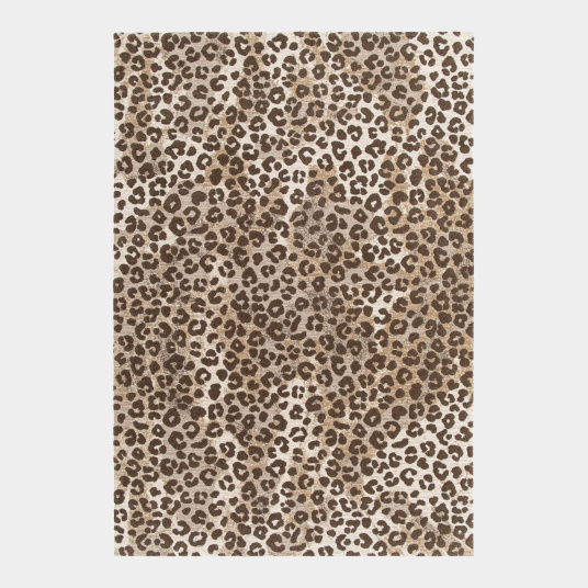 Tapis de salon - Fauve - Motif léopard