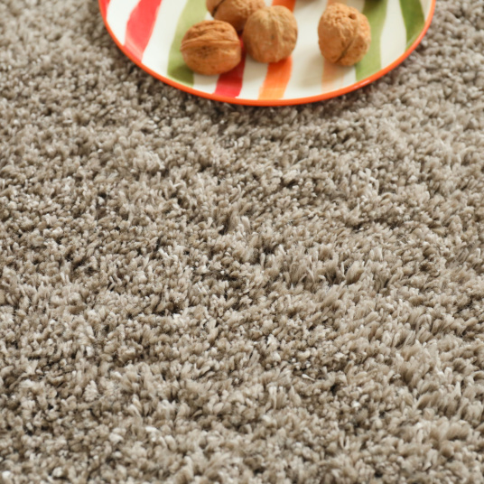 Tapis sur mesure Back70 - Shaggy marron tendre