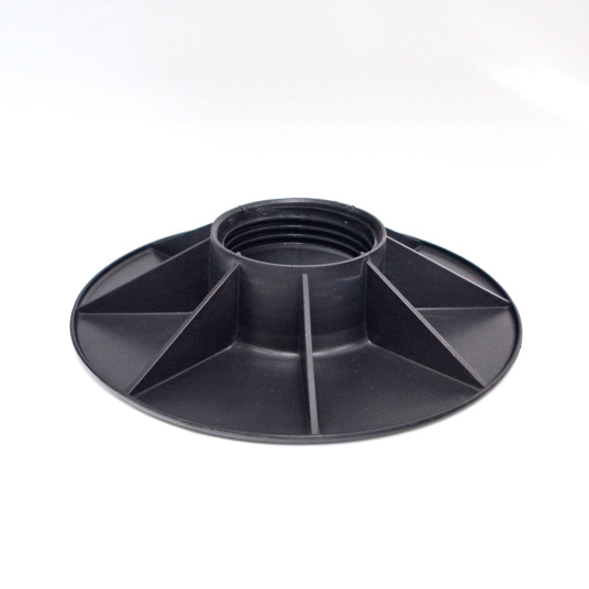 Plot terrasse - Lambourde larg. max. 72 mm - Hauteur réglable de 5 à 8,5 cm - Plot sans verin