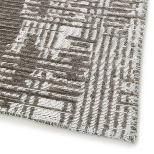 Tapis souple en matière recyclée - Legno - Brun - coin