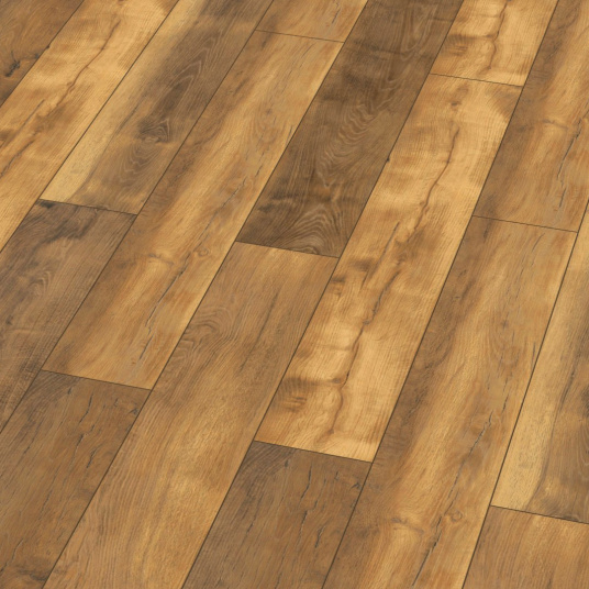 Parquet flottant Stratifié - Cuisine et salle de bain - Lames larges - Chêne Malibu - gros plan