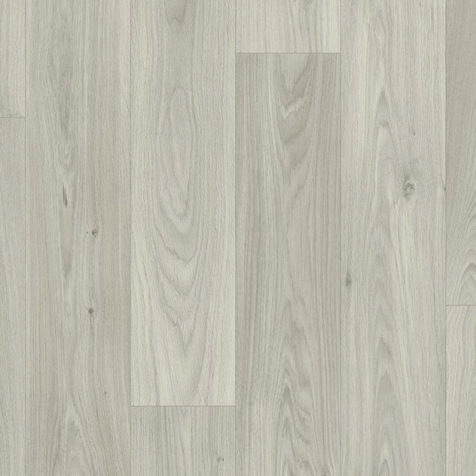 Sol Vinyle Textile Grande largeur - Aspect parquet - Chêne blanc