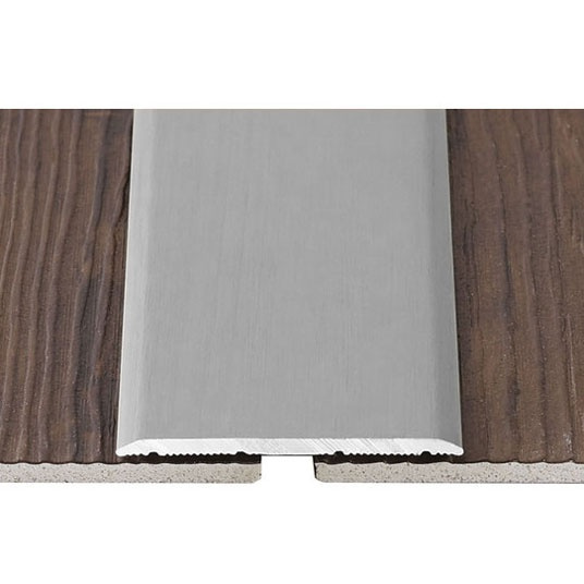 Barre de seuil de porte Romus adhésif 90 cm - Alu incolore - Extra plat