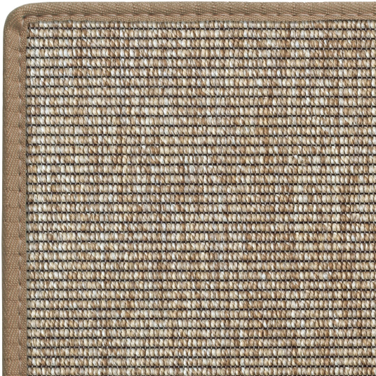 Tapis intérieur / extérieur Nusa beige galon beige foncé