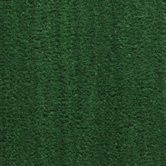 Paillasson - Tapis brosse Coco - Vert - Ep. 17mm - vue de haut