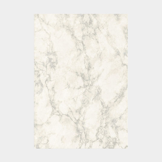 Tapis de salon - Velours marbré clair - Crème