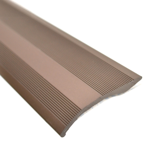 Barre de Seuil de porte Romus adhésif 100 cm - Couvre joint - Alu titane