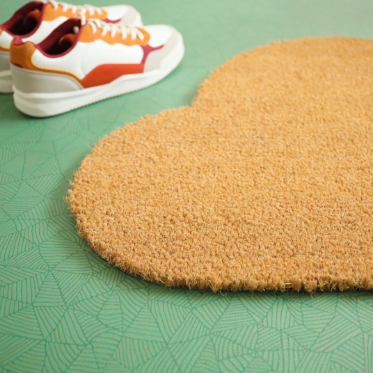 Paillasson coco Nuage Écru - vue de près