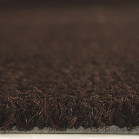 Tapis brosse coco Couleur – tranche épaisse 17 mm – antidérapant – usage ERP