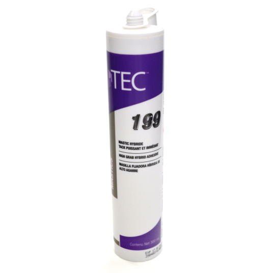 Cartouche de mastic TEC 199 en 300 ml pour plinthes, stratifiés et dalles podotactiles