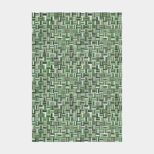 Tapis de jardin Broc Arty tissage vert