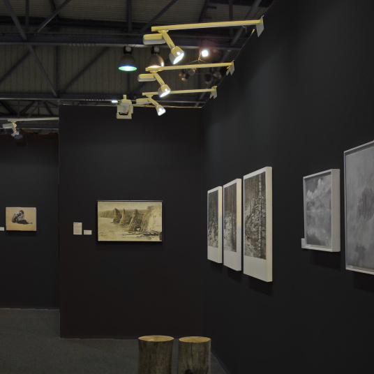 Coton gratté ignifugé couleur noir - décoration