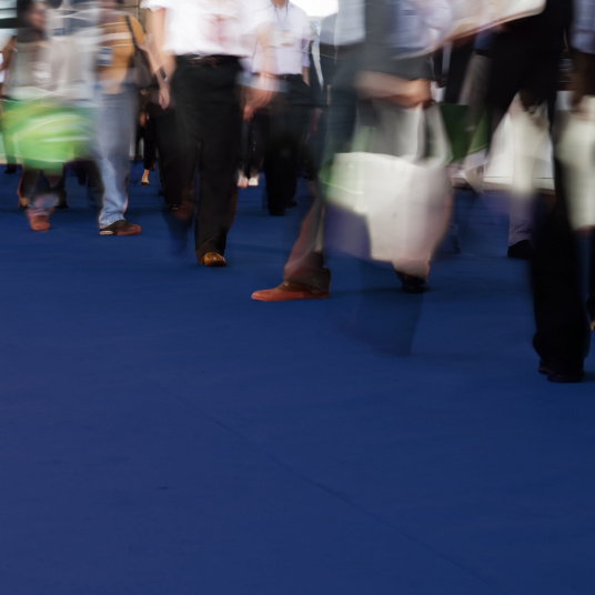 Moquette Orotex Revexpo - Bleu Amiral - Passage intense