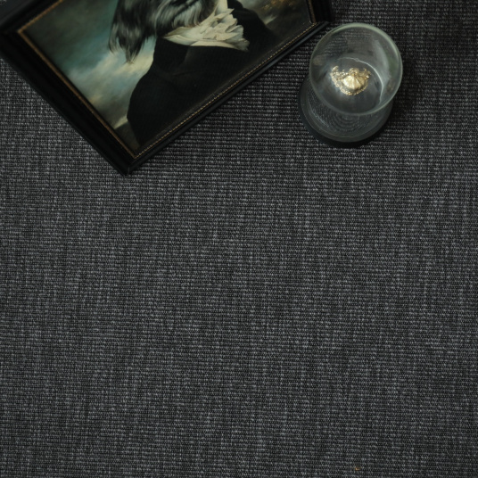 Moquette Tissé plat Nusa couleur gris ardoise - vue de haut