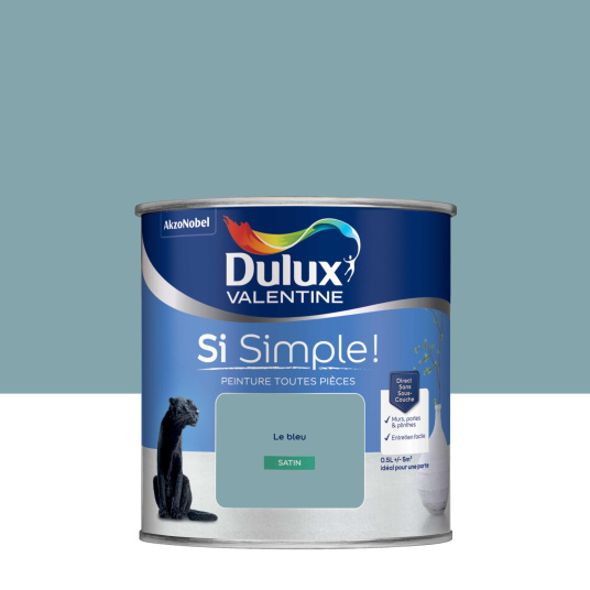 Dulux Valentine Si Simple! - Peinture toutes pièces - Satin Le Bleu