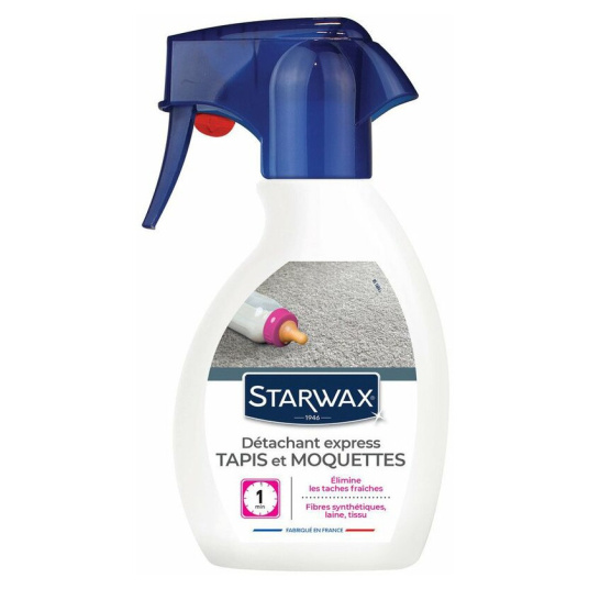Détachant express pour tapis moquettes Starwax