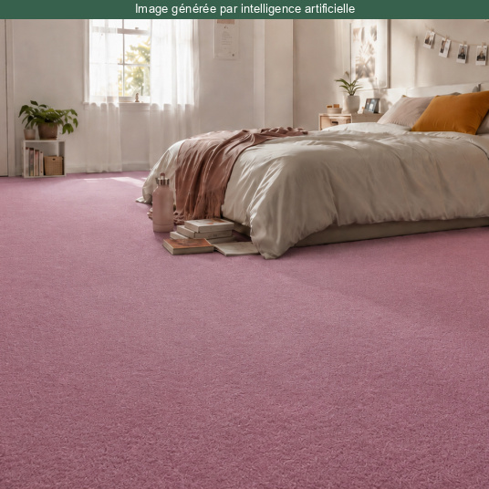 Moquette ultra douce Kawaii - Rose ancien avec velours moelleux pour un confort exceptionnel sous les pieds