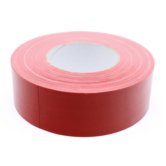 Gaffeur toilé rouge 50 mm, facile à déchirer, sans résidu