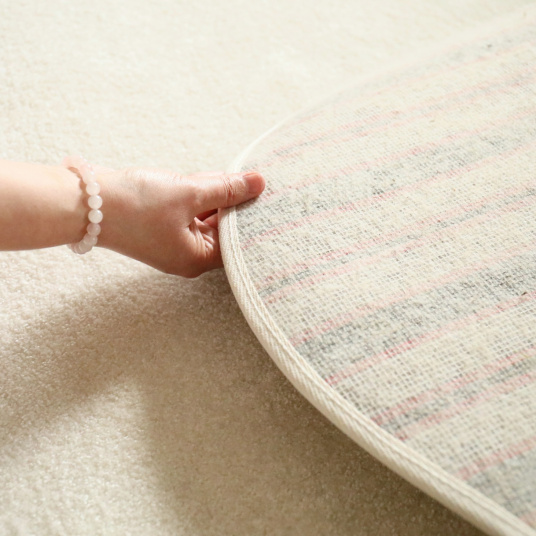 Tapis cœur blanc crème édition limité - envers