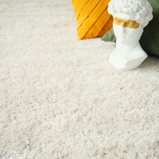Moquette épaisse Icône Shaggy crème
