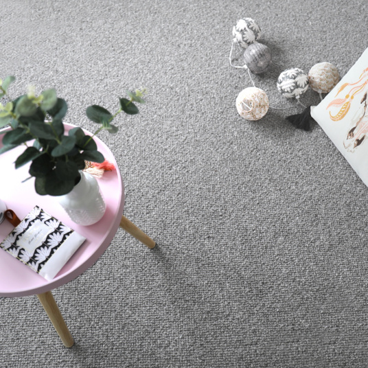 Moquette pure laine Latoon - Gris foncé - Vue de haut