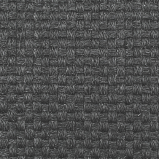 Tissage natté 4x4 en sisal, texture naturelle et brute du revêtement Sisal Bahia anthracite