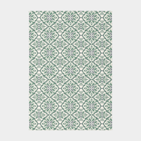 Tapis d'extérieur et intérieur - Madeleine - Vert céladon