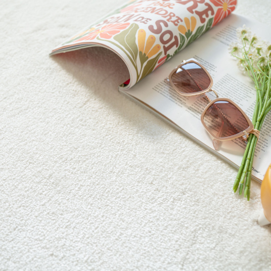 Tapis sur mesure - Pulse - Blanc crème