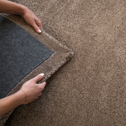 Tapis Select Chocolat – Résistant aux taches, avec vue de l’envers antidérapant