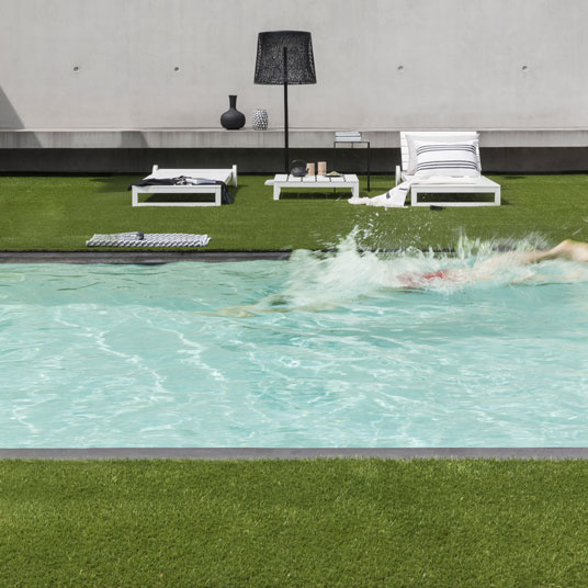 Gazon synthétique Pro Expert - 35 mm - contour piscine