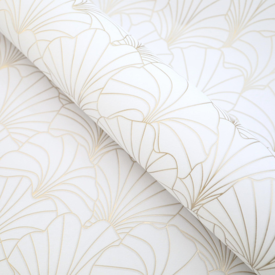 Papier peint expansé sur intissé - Gold chic - Ginko - rouleau