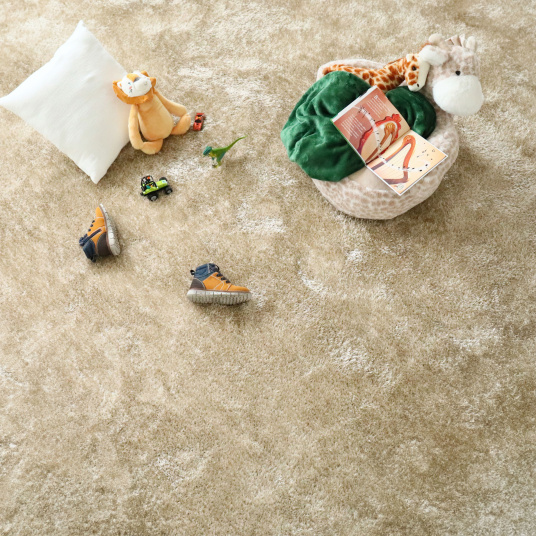 Moquette Éclat FusionBac beige, confort premium pour chambre