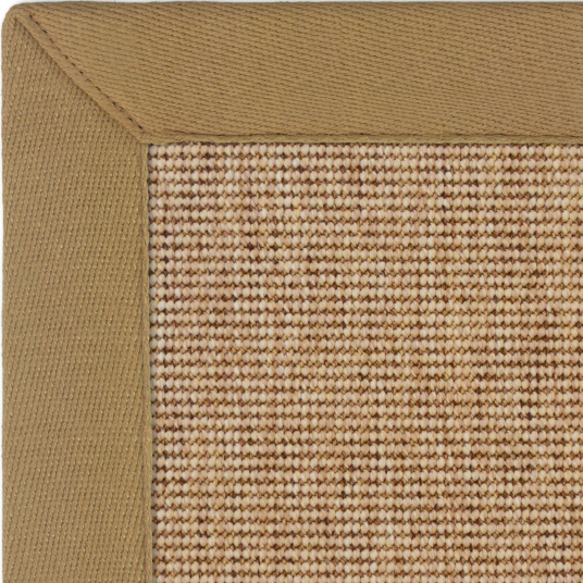 Tapis Mahé naturel - Ganse lin Camel