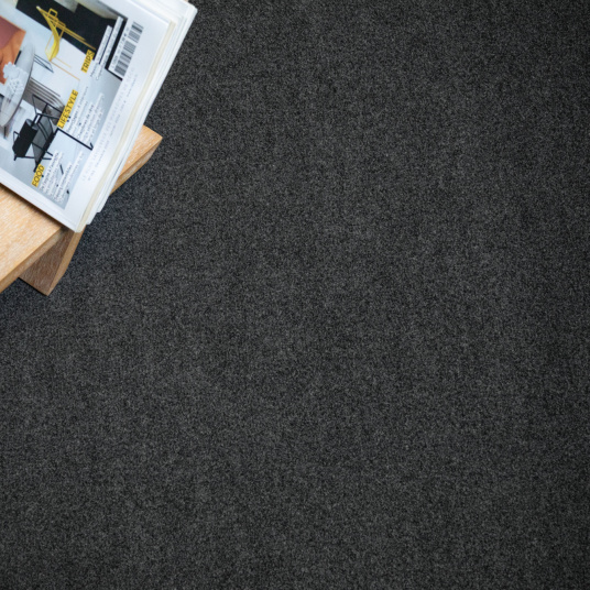 Moquette stand intérieur extérieur Orotex Revexpo Gris foncé, texture renforcée