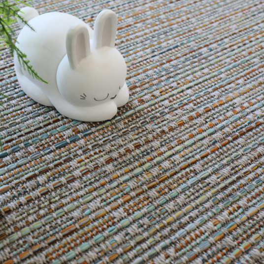 Moquette Tissé plat - Bornéo Silver Multicolor - zoom