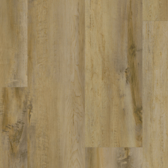 Lame vinyle clipsable - Gerflor R55 Lock+ Acoustic - Madina taupe au décor bois rustique aux nuances brunes
