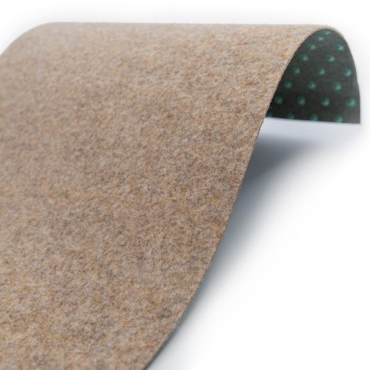 Moquette extérieur sur plots Terrasse et Balcon - Beige sable avec plots de drainage pour balcon et terrasse