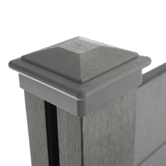 Panneau occultant brise-vue en composite Gris - chapiteau