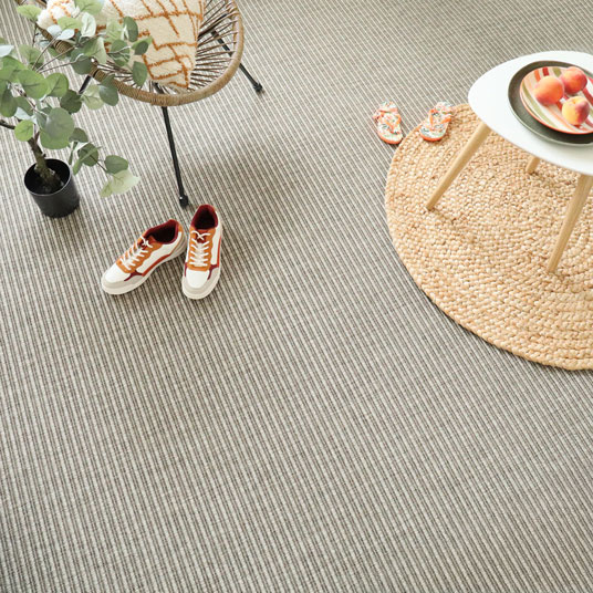 Moquette tissé plat Bali silver - salon de jardin