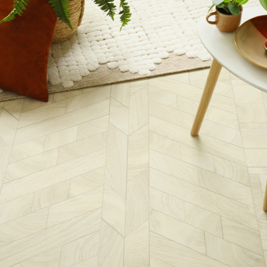 Sol vinyle Lamelles de bois - Naturel dans une ambiance chaleureuse et végétale