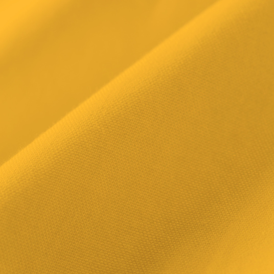 Coton gratté ignifugé couleur jaune safran