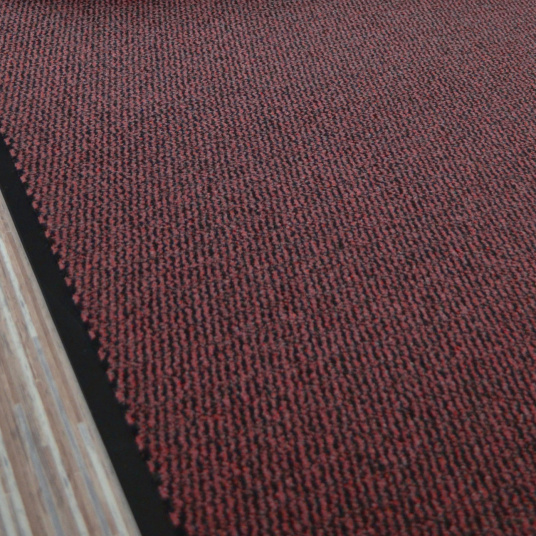 Tapis paillasson pour porte d'entrée – Rouge adapté à un usage domestique commercial ou industriel