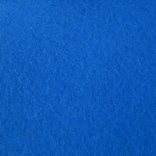 Moquette aiguilletée filmée Stand Event Bleu électrique pour événements