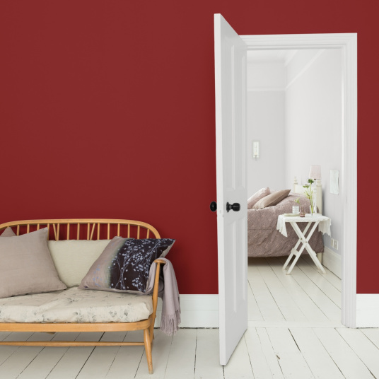 Dulux Valentine Si Simple! - Peinture toutes pièces - Satin Le Rouge - salon