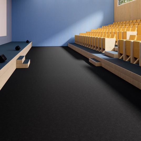 Moquette aiguilletée Contract - Brun chiné recyclable