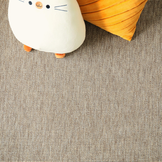 Tissé plat Nusa couleur Beige - vue de haut