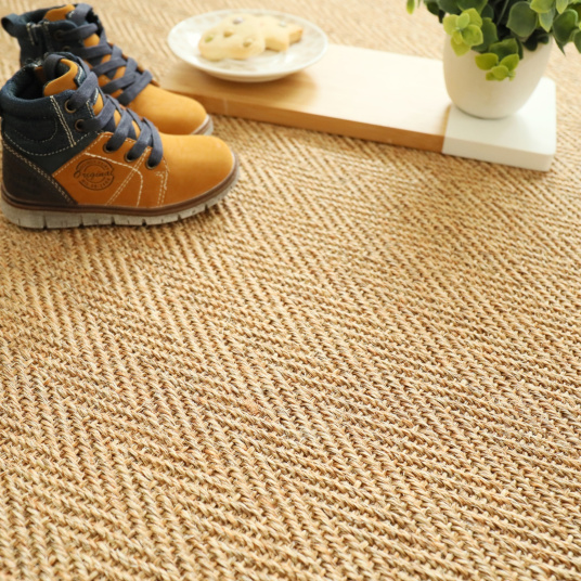 Sisal Veracruz Chevron - Ecru